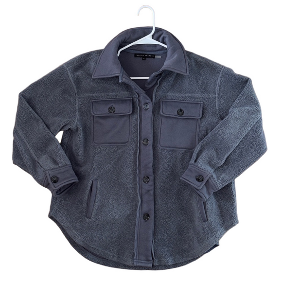 English Factory Jackets & Blazers - English Factory Shacket Size Small Oversized Jacket Button Up